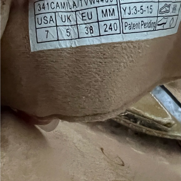 Vionic Camila Gold Cork Slide Sandals. - Picture 5 of 5